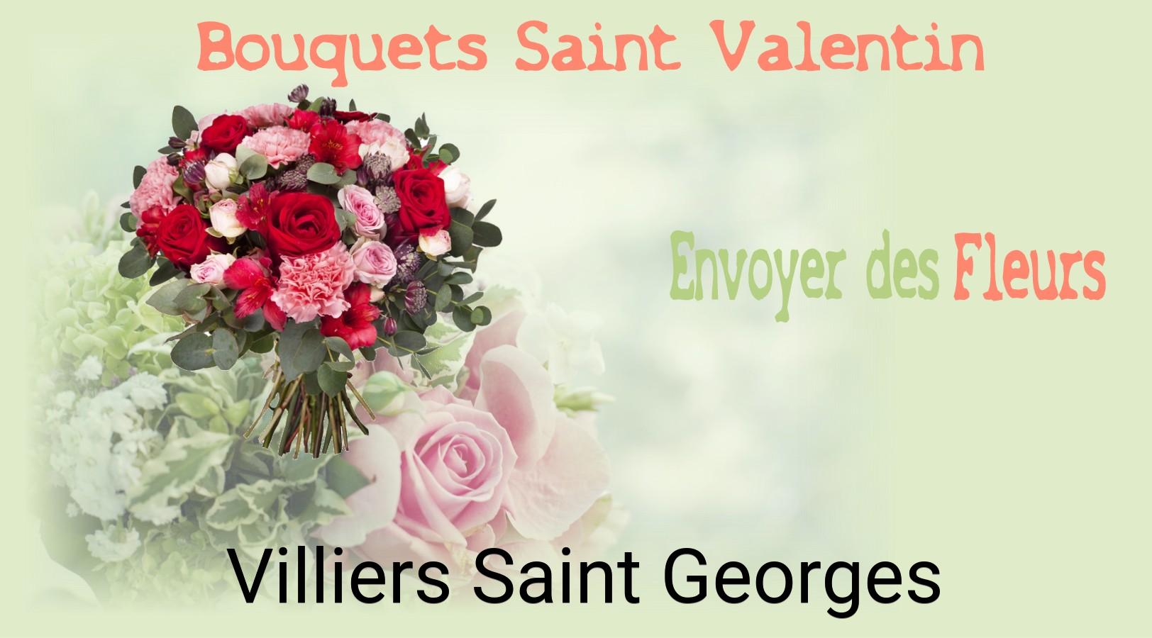 Roses de Saint-Valentin livrées à Villiers-Saint-Georges